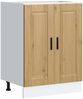 vidaXL Küchenunterschrank Porto Artisan-Eiche Holzwerkstoff 853926 Bild 2