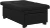 vidaXL Schlafsofa Ausziehbar Schwarz 194 x 67 x 82 cm Mikrofaser 42008610 Bild 4