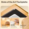LUTIVO Foxtrot, Höhenverstellbarer Schreibtisch Elektrisch, Memory-Funktion und Kabelmanagement, 140x60 cm, Schwarz/Holz Bild 5