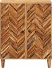 vidaXL Stauraumschränke Braun 60 x 33,5 x 75 cm Massivholz Mango 4018918 Bild 3