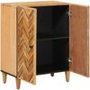 vidaXL Stauraumschränke Braun 60 x 33,5 x 75 cm Massivholz Mango 4018918 Bild 2