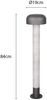 Moderne Wegeleuchte FRASER in Betonoptik & Anthrazit, Höhe 84cm Bild 4