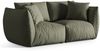 Micadoni Sofa Chris 3-Sitzer Strukturierter Stoff Gedämpftes Blau Bild 2