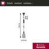 Paulmann No. 79771 Pendelleuchte Neordic Eldar inkl. Eurostecker E27 max. 20W Grau Nickel Bild 2