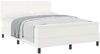 vidaXL Boxspringbett mit Matratze Weiß 160 x 200 cm Kunstleder 3339057 Bild 3