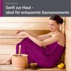 Lashuma Saunatuch Linz, Frottee (1-St), Frottee Badehandtuch 70x200 cm lila Bild 4