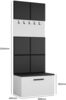 AX LIVING Garderoben Haken Rosanno I 80,6cm Breite Stilvoll Weiß JS100 Bild 3