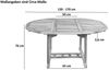 SAM® Gartentisch Brunei, massives Teakholz, oval, ausziehbar, 120-170cm Bild 2