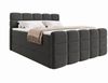 wonello Boxspringbett Carenzo, Samt Doppelbett mit Bettkasten, wahlweise mit wonello premium Topper Bild 3