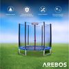 Arebos Trampolin-Randabdeckung Federschutz Ø 366 cm, Randschutz, PVC und PE, Reißfest, UV-resistente und wasserbeständige Bild 4