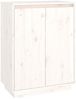 vidaXL Schuhschrank Weiß 60x35x80 cm Massivholz Kiefer 813531 Bild 2