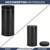 Sensor Mülleimer Küche 80L Schwarz - Automatik Bewegungssensor Klemmring | Smarter Abfalleimer mit Deckel Müllbehälter Kücheneimer Bild 4
