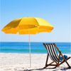 Sekey Sonnenschirm Ø 160 cm Balkonschirm Rund Strandschirm Sonnenschirm mit Schutzhülle, LxB: 160,00x160,00 cm, Neigungswinkel verstellbar, Höhe verstellbar, mit Tragetasche Bild 3