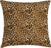 Abakuhaus Kissenbezüge Kissenhülle mit Farbfesten Klaren Farben Beidseitiger Druck, (1 Stück), Braun Leopard-Druck Bild 2
