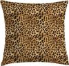 Abakuhaus Kissenbezüge Kissenhülle mit Farbfesten Klaren Farben Beidseitiger Druck, (1 Stück), Braun Leopard-Druck Bild 3