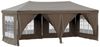 vidaXL Partyzelt Faltbar mit Seitenwänden Taupe 3x6 m 93547 Bild 2