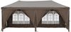 vidaXL Partyzelt Faltbar mit Seitenwänden Taupe 3x6 m 93547 Bild 3