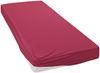 Janine Mako Jersey Spannbetttuch Bettlaken 180 - 200 x 200 cm OVP 5007 71 granat Bild 4