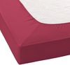 Janine Mako Jersey Spannbetttuch Bettlaken 180 - 200 x 200 cm OVP 5007 71 granat Bild 2