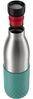 Emsa 'Bludrop Color Drinking' Trinkflasche mit Quick-Press Verschluss, Edelstahl Petrol, 0,7l Bild 3