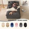 LITBIRD Chaiselongue 160 cm Loungesofa, Boneless Bodensofa & Schlafsofa mit Schlaffunktion, 1 Teile, Platzsparendes Cloud Sofa mit Armlehnen für Wohnzimmer Bild 3