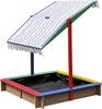 Dobar Sandkasten farbig mit Dach 111 x 111 cm Bild 2