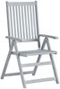 vidaXL Hochlehner Verstellbar 6 Stk. mit Auflagen Massivholz Akazie 3065326 Bild 3