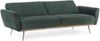 Schlafsofa Yohnaja in Samt-Optik, modernes Design, grün, bequeme Polsterung, für 2-3 Personen Bild 2