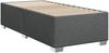 vidaXL Boxspringbett mit Matratze Dunkelgrau 100x200 cm Stoff 3285110 Bild 5