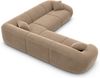 Samtstoff Ecksofa Solmare L Form - Samtstoff - braun Bild 4
