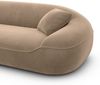 Samtstoff Ecksofa Solmare L Form - Samtstoff - braun Bild 5