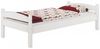 Stabiles Bett Kiefer massiv weiß 90x200 Einzelbett Bettrahmen Futonbett Rollrost 60.32-09W Bild 3
