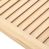 vidaXL Schranktüren Lamellen-Design 4 Stk. 69x49,4 cm Massivholz 151129 Bild 4