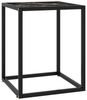 vidaXL Couchtisch Schwarz mit Schwarzem Glas in Marmor-Optik 60x60x35 322874 Bild 4