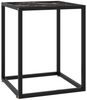 vidaXL Couchtisch Schwarz mit Schwarzem Glas in Marmor-Optik 60x60x35 322874 Bild 5