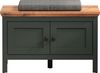 Home affaire Schuhbank Vienna (1-St), Schuhschrank im Landhausstil, Echtholzoptik, Breite 77 cm Bild 4