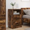 vidaXL Nachttische 2 pcs Geräucherte Eiche 40 x 30 x 467 cm 888918 Bild 4