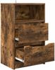 vidaXL Nachttische 2 pcs Geräucherte Eiche 40 x 30 x 467 cm 888918 Bild 5