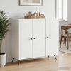 vidaXL Sideboard Hochglanz Weiß 89 x 34,5 x 80 cm Holzwerkstoff 895569 Bild 4