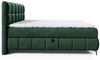 Boxspringbett Schlafzimmerbett SOPHIE 140x200cm Stoff Salvador Flaschengrün Bild 3