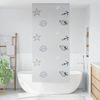 vidaXL Duschrollo 100x240 cm Stoffbreite 96 cm 4014891 Bild 2
