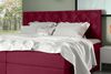 99rooms Tiziano Boxspringbett 200x200 cm Velours MONOLITH Bordeaux Bild 3