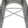 vidaXL Hochbeet Verzinkter Stahl 152x40x36 cm Silbern 318872 Bild 5