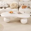Merax Couchtisch in Wolkenform Sofatisch mit LED inkl. 16 Farben (1-St), Wohnzimmertisch Beistelltisch mit Abgerundete Ecken, 95x62,5x32cm Bild 3