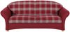 Sofa 2,5-Sitzer Kama Bezug Flachgewebe Buche natur / rot 21555 Bild 2