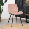 Bronx71 Esszimmerstuhl Samt Toby modern rosa - 6er Set Bild 5