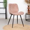 Bronx71 Esszimmerstuhl Samt Toby modern rosa - 6er Set Bild 2