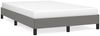 vidaXL Bettgestell ohne Matratze Dunkelgrau 120x190 cm Stoff 379483 Bild 2
