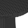 vidaXL Gartentisch Schwarz 70x70x73 cm Poly Rattan 310465 Bild 4