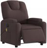 vidaXL Massagesessel Elektrisch Dunkelbraun Stoff 3204361 Bild 3